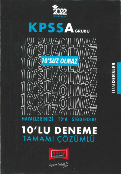 10'SUZ OLMAZ 10'LU DENEME TAMAMI ÇÖZÜMLÜ (TÜM DERSLER)