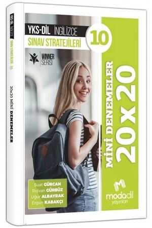 YKS DİL İngilizce Sınav Stratejileri 10 Mini Denemeler 20x20 Modadil Yayınları FotokoPink