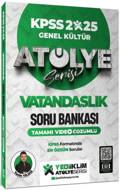 2025 KPSS Genel Kültür Atölye Serisi Vatandaşlık Tamamı Video Çözümlü Soru Bankası Yediiklim