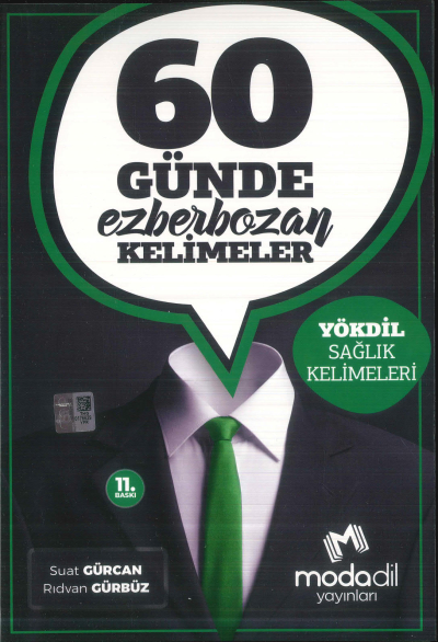 60 Günde Ezberbozan YÖKDİL Sağlık Kelimeleri Modadil Yayınları FotokoPink