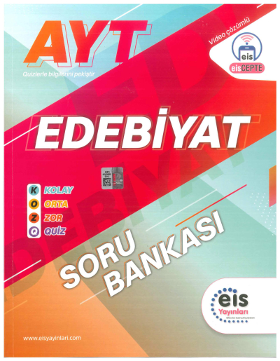 AYT Türk Dili ve Edebiyatı KOZ Serisi Soru Bankası Eis Yayınları FotokoPink