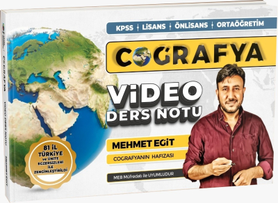 2024 KPSS Mehmet Eğit Coğrafya Video Ders Notları FotokoPink