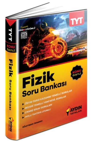 TYT Fizik Konu Özetli Soru Bankası Aydın Yayınları FotokoPink