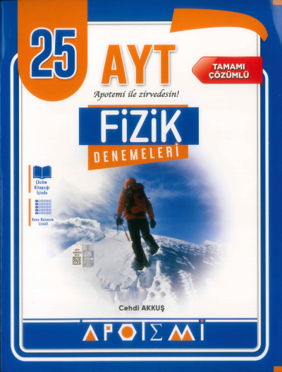 AYT Fizik 25 li Denemeleri Apotemi Yayınları FotokoPink