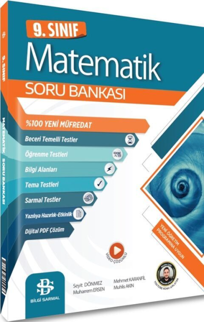 9. Sınıf Matematik Soru Bankası Bilgi Sarmal Yayınları FotokoPink