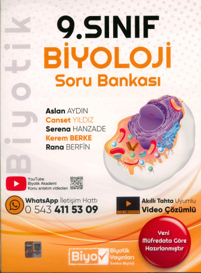 9. Sınıf Biyoloji Soru Bankası Biyotik Yayınları FotokoPink