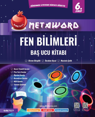 6. Sınıf Metaword Fen Bilimleri Nartest Yayınevi FotokoPink