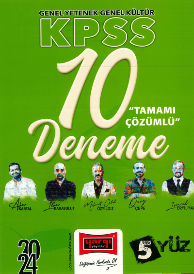 TAMAMI ÇÖZÜMLÜ 10 DENEME (5 YÜZ) FotokoPink