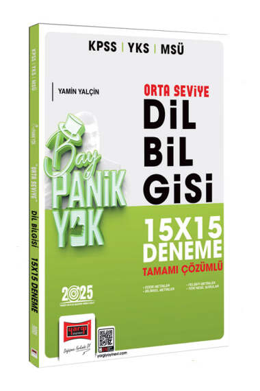 2025 KPSS YKS MSÜ Tamamı Çözümlü Panik Yok Orta Seviye Dil Bilgisi 15x15 Deneme Yargı Yayınları FotokoPink