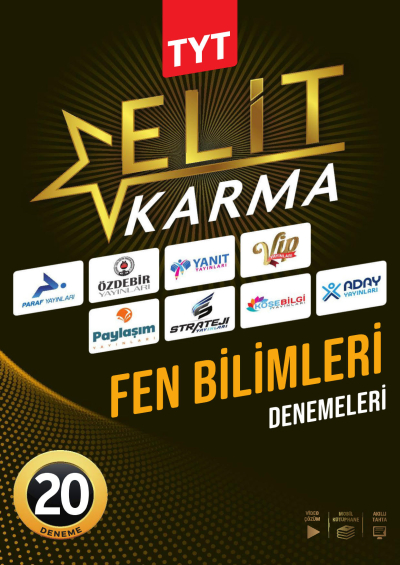 TYT Fen Bilimleri Elit Karma 20 Deneme Video Çözümlü Paraf Yayınları FotokoPink