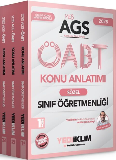 2025 MEB AGS ÖABT Sınıf Öğretmenliği Konu Anlatımı 2. CİLT Yediiklim Yayınları
