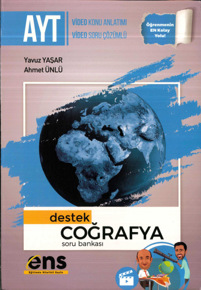 AYT COĞRAFYA DESTEK SORU BANKASI