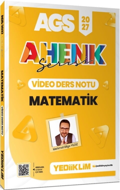MEB AGS Ahenk Serisi Matematik Video Ders Notları Yediiklim Yayınları