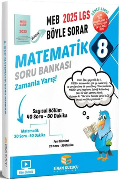 8. Sınıf LGS Matematik Soru Bankası Sinan Kuzucu FotokoPink