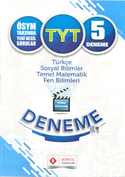 TYT Tamamı Çözümlü 5 Deneme FotokoPink