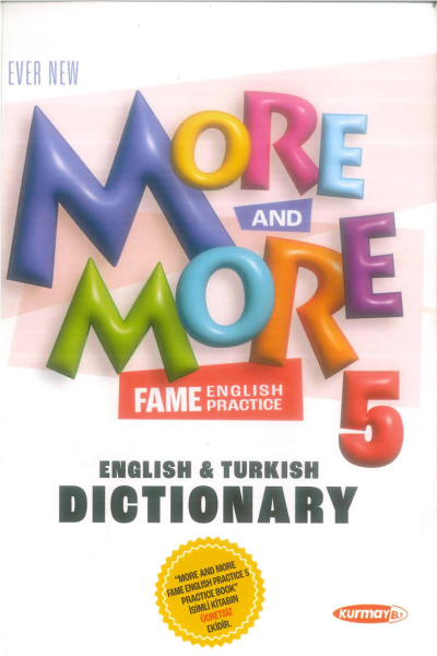 More And More 5 English Turkish Dictionary FotokoPink