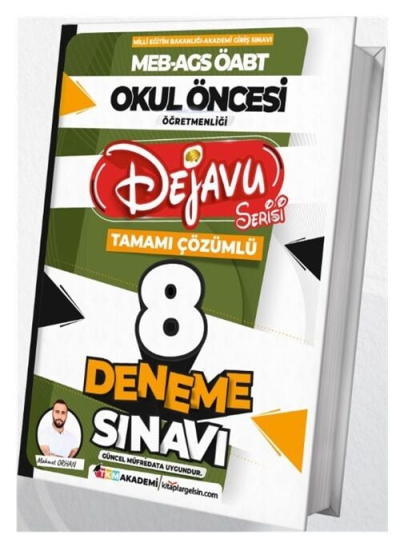 2025 MEB-AGS ÖABT Okul Öncesi Öğretmenliği Dejavu 8 Deneme Çözümlü TKM Akademi FotokoPink
