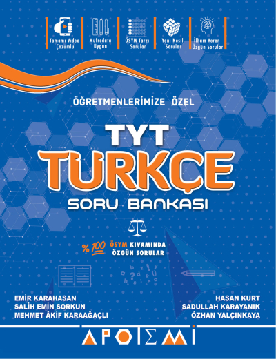 TYT Türkçe Soru Bankası Apotemi Yayınları