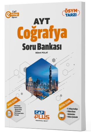 AYT Coğrafya Plus Soru Bankası Çap Yayınları FotokoPink