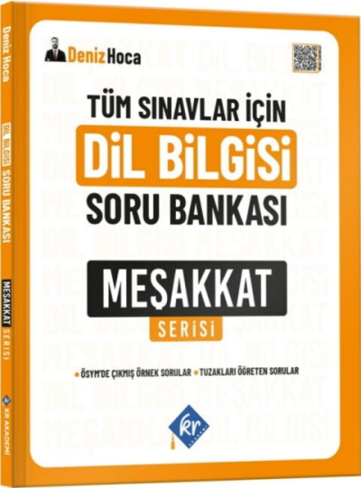 Deniz Hoca Tüm Sınavlar İçin Meşakkat Serisi Dil Bilgisi Soru Bankası KR Akademi FotokoPink