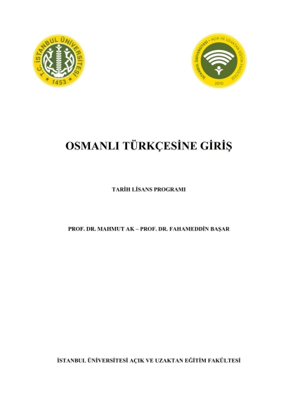 Osmanlı Türkçesine Giriş FotokoPink