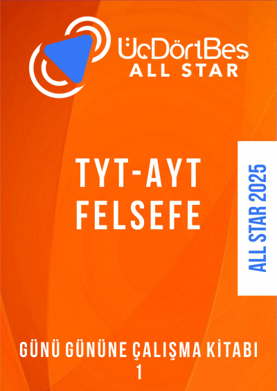 ALL STAR TYT- AYT FELSEFE Günü Gününe Çalışma Kitabı (1) FotokoPink