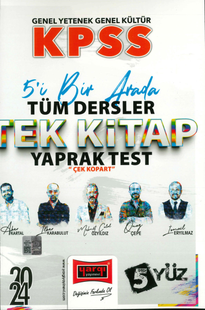 5'İ 1 ARADA TÜM DERSLER TEK KİTAP YAPRAK TEST (5 YÜZ SERİSİ) FotokoPink