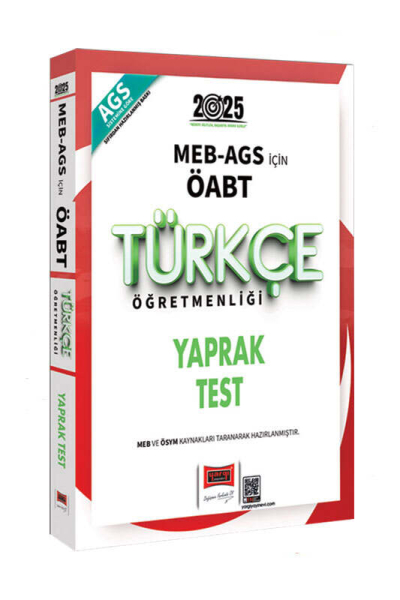 2025 MEB AGS ÖABT Türkçe Öğretmenliği Yaprak Test Yargı Yayınları FotokoPink