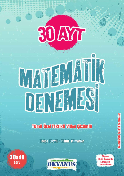 AYT Matematik 30 Deneme Okyanus Yayınları FotokoPink
