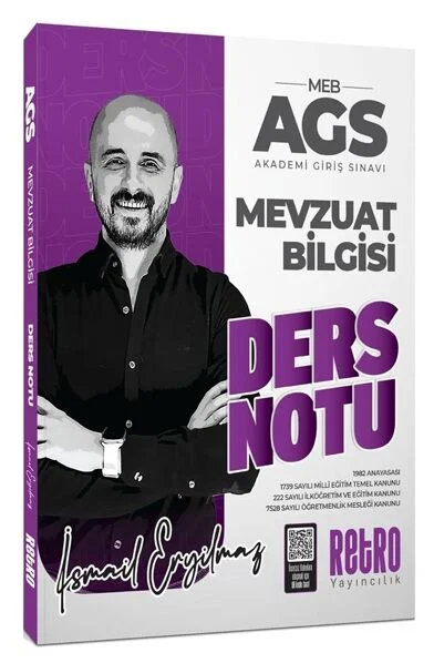 2026 MEB AGS Mevzuat Bilgisi Ders Notu Retro Kitap FotokoPink
