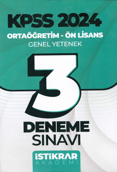 3 DENEME SINAVI GY GK