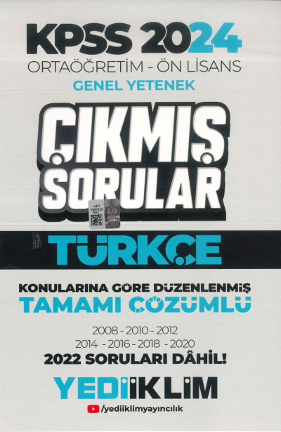 TÜRKÇE ÇIKMIŞ SORULAR 2008-2022 DAHİL TAMAMI ÇÖZÜMLÜ FotokoPink
