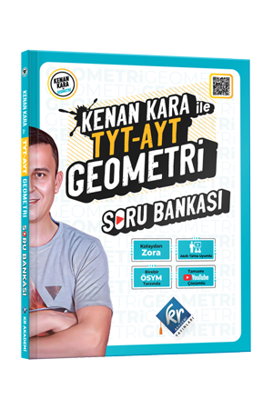 2024 Kenan Kara İle TYT-AYT Geometri Soru Bankası KR Akademi Yayınları FotokoPink
