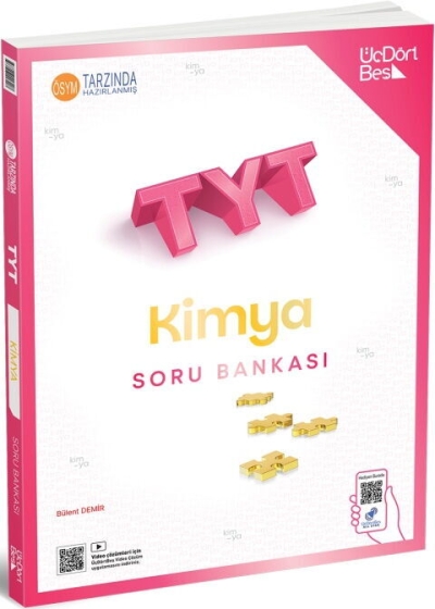 2027 TYT Kimya Soru Bankası Üç Dört Beş Yayınları