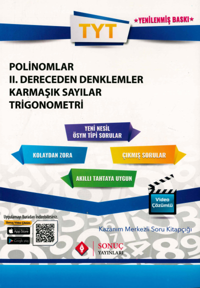 POLİNOMLAR 2. DERECEDEN DENKLEMLER KARMAŞIK SAYILAR TRİGONOMETRİ SORU KİTAPÇIĞI FotokoPink