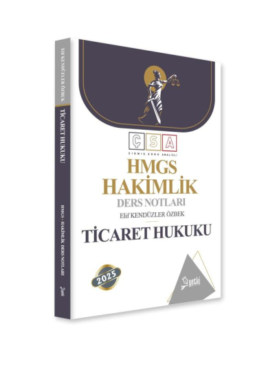 Çıkmış Soru Analizli Ticaret Hukuku Hakimlik Ders Notları Yetki Yayınları FotokoPink