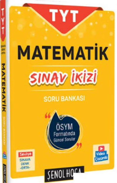 TYT Matematik Sınav İkizi Soru Bankası Şenol Hoca Yayınları FotokoPink