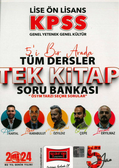 5'İ 1 ARADA TEK KİTAP SORU BANKASI TÜM DERSLER (5YÜZ SERİSİ)