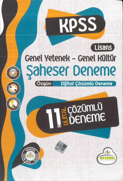 GY-GK ŞAHSESER 11 DİJİTAL ÇÖZÜMLÜ DENEME FotokoPink