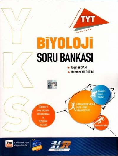 TYT Biyoloji Soru Bankası Hız ve Renk Yayınları
