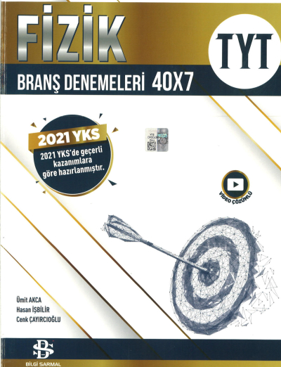 TYT Fizik 40 x 7 Branş Denemeleri FotokoPink