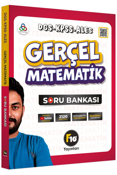 Gerçel Matematik DGS KPSS ALES Soru Bankası F10 Yayınları FotokoPink