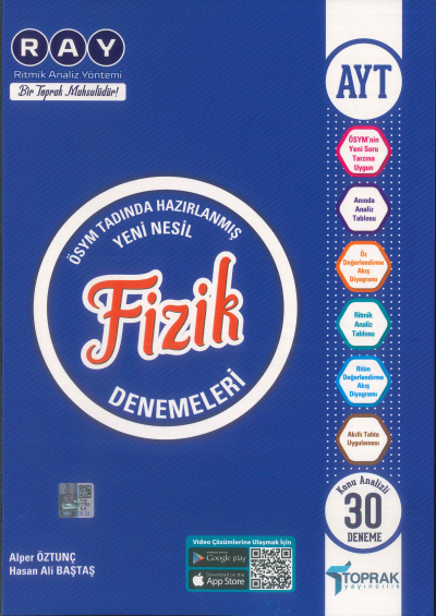 AYT Fizik Konu Analizli 30 Deneme Toprak Yayıncılık
