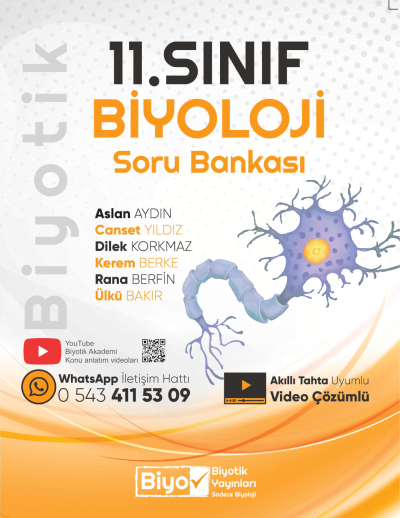 11. Sınıf Biyoloji Soru Bankası Biyotik Yayınları FotokoPink