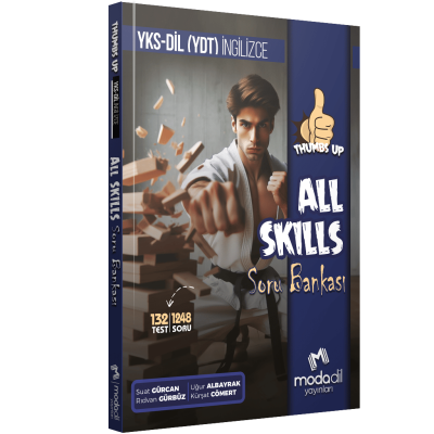 YKS DİL Thumbs Up All Skills Soru Bankası Modadil Yayınları FotokoPink