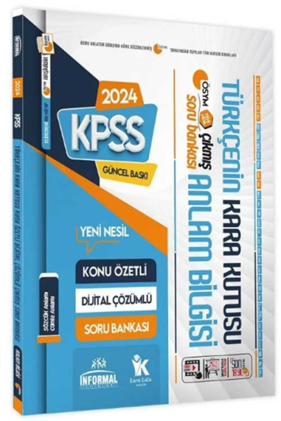 TÜRKÇENİN KARA KUTUSU ANLAM BİLGİSİ ÇIKMIŞ SORU BANKASI