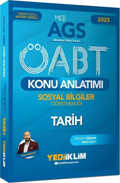 2025 MEB AGS ÖABT Sosyal Bilgiler Öğretmenliği Tarih Konu Anlatımı Yediiklim Yayınları FotokoPink