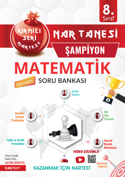 8. Sınıf Nar Tanesi Son Prova Matematik Soru Bankası Nartest Yayınları FotokoPink