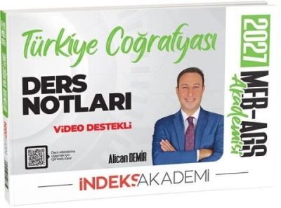 MEB-AGS Akademisi Türkiye Coğrafyası Video Ders Notları Alican Demir İndeks Akademi Yayıncılık