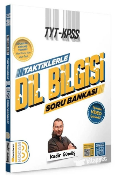 TAKTİKLERLE DİL BİLGİSİ TAMAMI VİDEO ÇÖZÜMLÜ SORU BANKASI FotokoPink